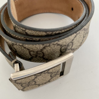 Cinto Gucci GG Lona - Masculino