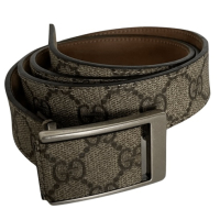 Cinto Gucci GG Lona - Masculino