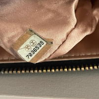 Clutch Chanel preta lambskin babados