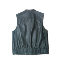 Colete Diane Von Furstenberg Couro Verde-P