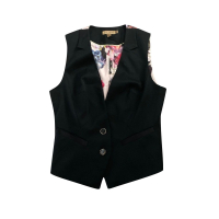 Colete Ted Baker Preto Estampado - 36