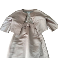 Conjunto Blazer e Vestido Reinaldo Lourenço Seda Rosa Acetinato-P