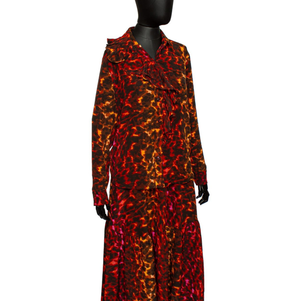 Conjunto Estampa Onça Seda Stella McCartney 36
