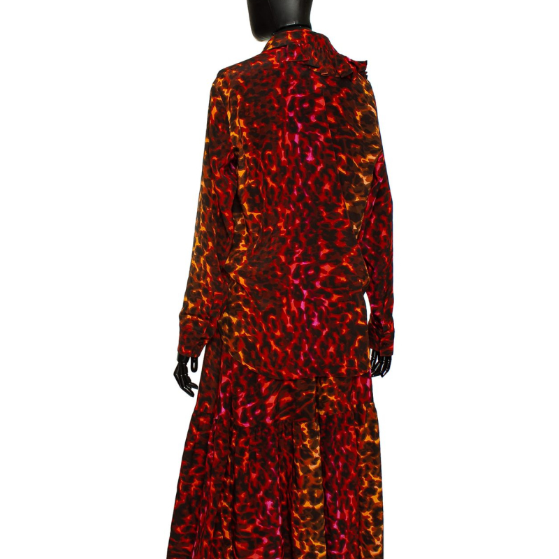 Conjunto Estampa Onça Seda Stella McCartney 36 Conjunto Estampa Onça Seda Stella McCartney 36