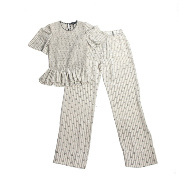 Conjunto de Seda Calça e Blusa Isabel Marant