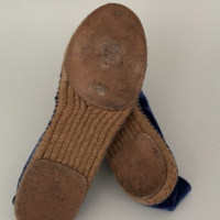 Espadrille Dolce & Gabbana Veludo Azul