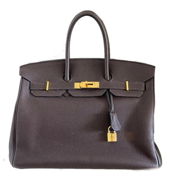 Hermes Birkin 35 togo marrom ferragens douradas - PREÇO SOB CONSULTA