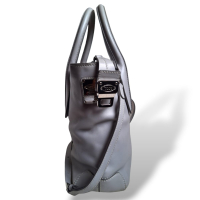 Bolsa Tod's de Couro Hooly Cinza