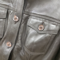Jaqueta Burberry Couro Marrom - 36