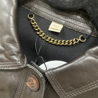 Jaqueta Burberry Couro Marrom - 36