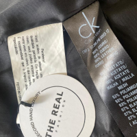 Jaqueta Calvin Klein Couro Preta-P