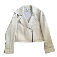 Jaqueta Diane Von Furstenberg Couro Off-White-G