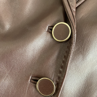 Jaqueta Gucci Couro Marrom - 40