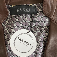 Jaqueta Gucci Couro Marrom - 40