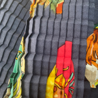 Lenço Hermès Seda Estampado Cinza