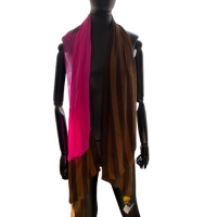 Lenço fendi Seda Rosa