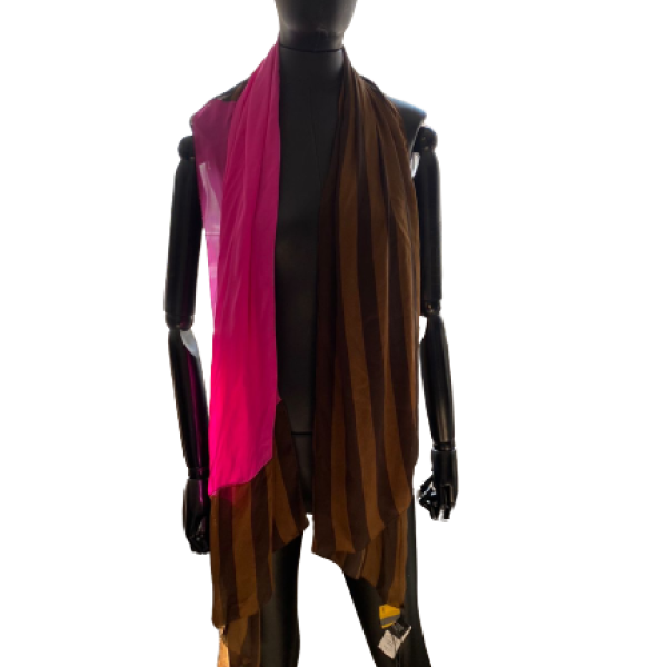 Lenço fendi Seda Rosa Lenço fendi Seda Rosa