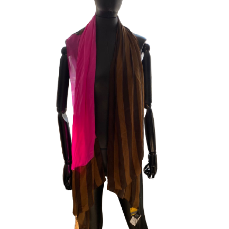 Lenço fendi Seda Rosa Lenço fendi Seda Rosa