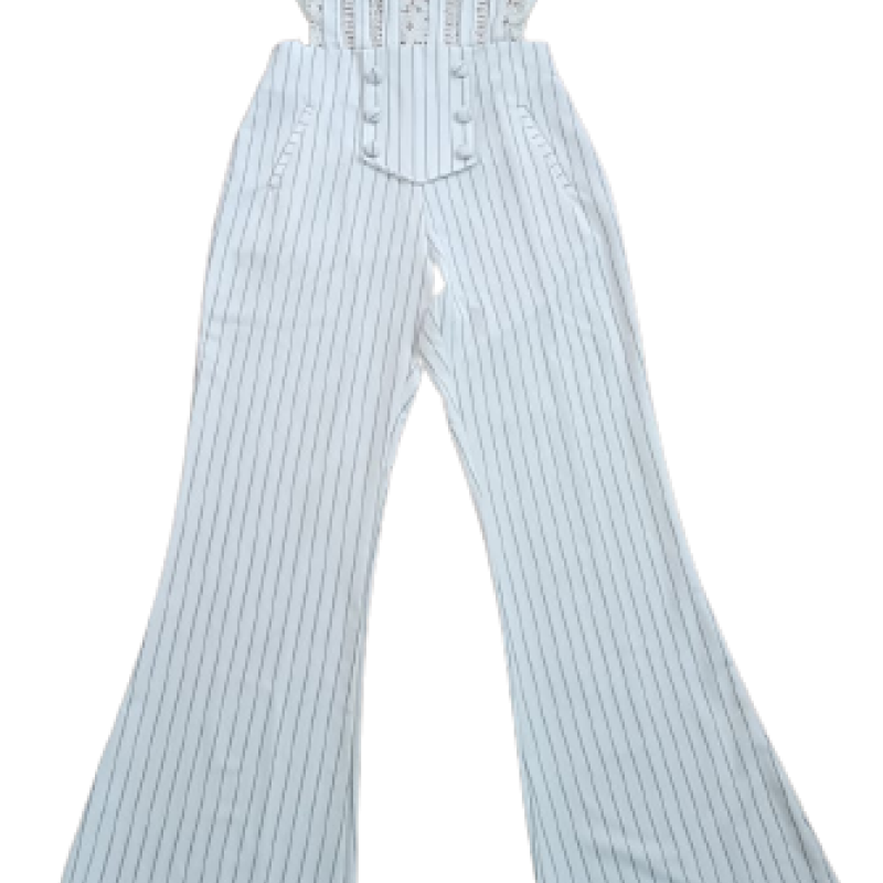 Macacão Loft747 Branco Longo M