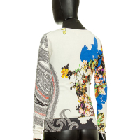 Malha Etro Off-White Flores 
