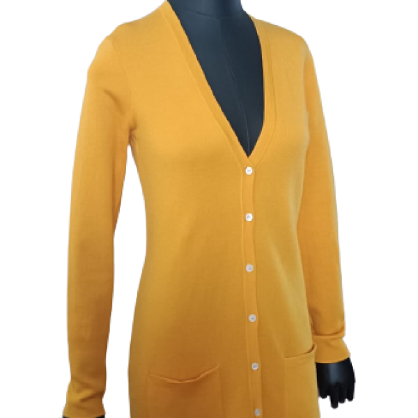 Cardigan Michael Kors Amarelo - P Cardigan Michael Kors Amarelo - P