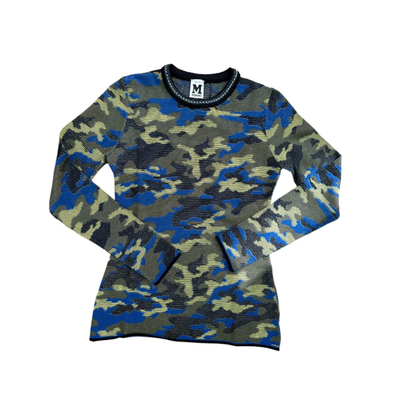 Malha Missoni Estampada Verde-38