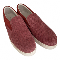 Slip On Bottega Veneta Intrecciato Vinho