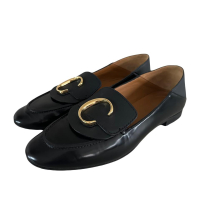 Mocassim Chloé Couro Preto-37