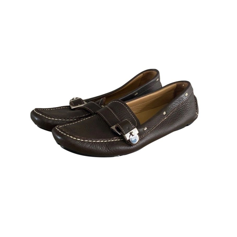 Mocassim Prada Couro Marrom - 37