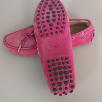 Mocassin Tod's Gonmini Couro Rosa - 36