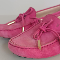Mocassin Tod's Gonmini Couro Rosa - 36