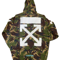 Moletom OFF-WHITE Exército com Capuz-P