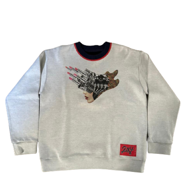 Moletom Prada Cinza-M