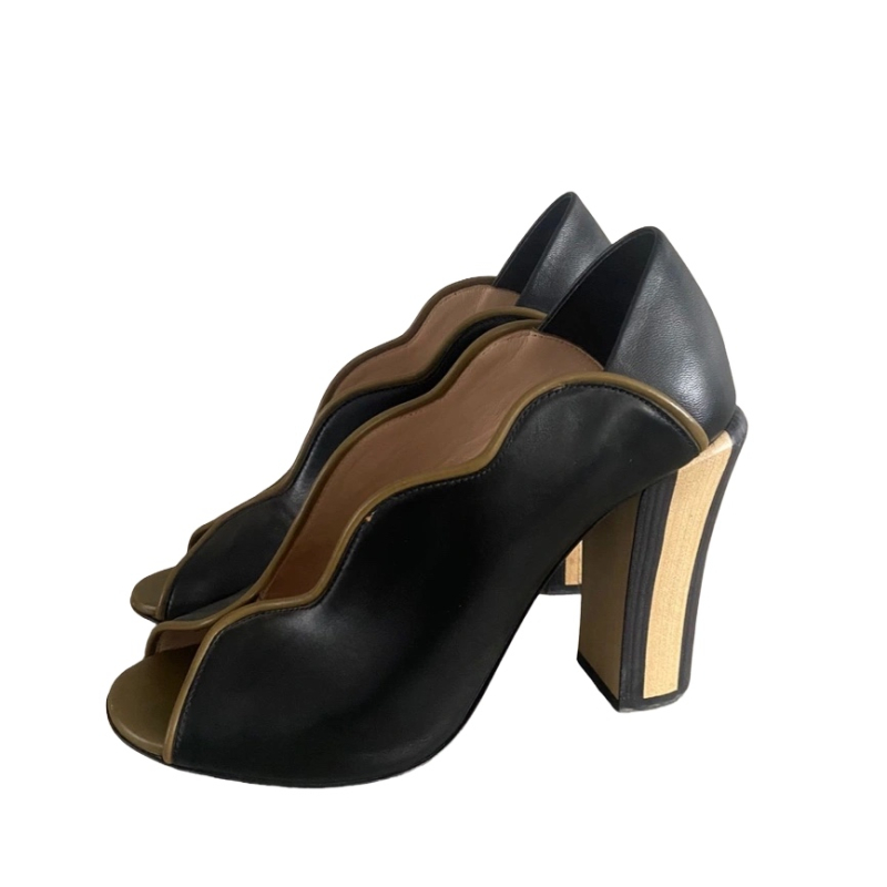 Mule Fendi Ankle Wrap Bicolor-35