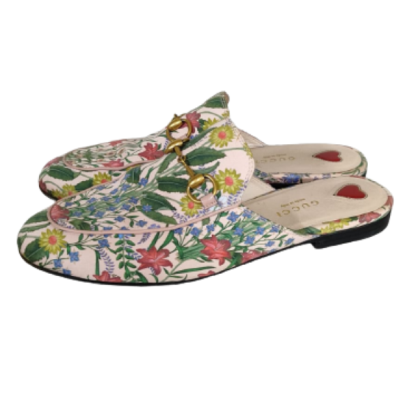 Mule Gucci Princetown New Floral-35