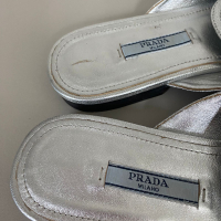 Mule Prada Prata - 37