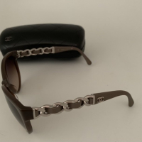 Óculos Chanel Marrom Embellished 5215