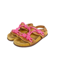 Papete Alexandre Birman Couro Caramelo - Corda Rosa-36