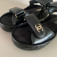 Papete Chanel Preta 2021 Interlocking CC Logo 38