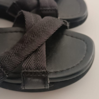 Sandalia Prada Preta Infantil 27