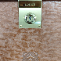 Pasta Loewe Vintage Couro Caramelo