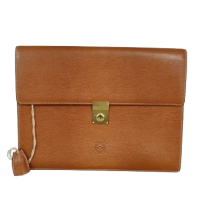 Pasta Loewe Vintage Couro Caramelo