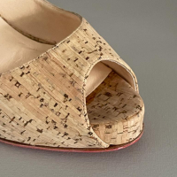 Peep Toe Christian Louboutin de Cortiça - 37