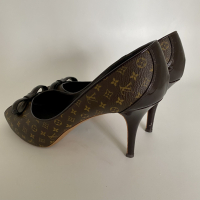 Peep Toe louis Vuitton Monograma 