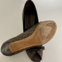 Peep Toe louis Vuitton Monograma 