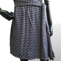 Vestido Chanel Malha Listrado - 38