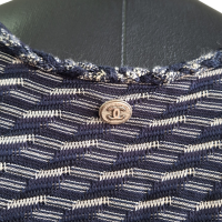 Vestido Chanel Malha Listrado - 38