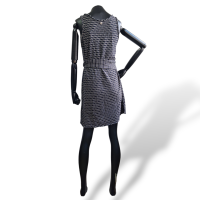 Vestido Chanel Malha Listrado - 38