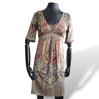 Vestido Ellie Tahari Estampado-36