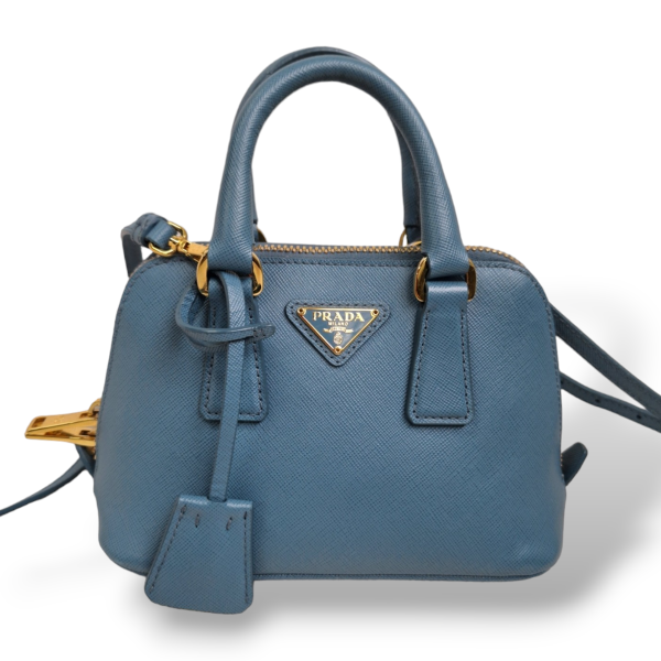 Bolsa Prada Mini Promenade Azul